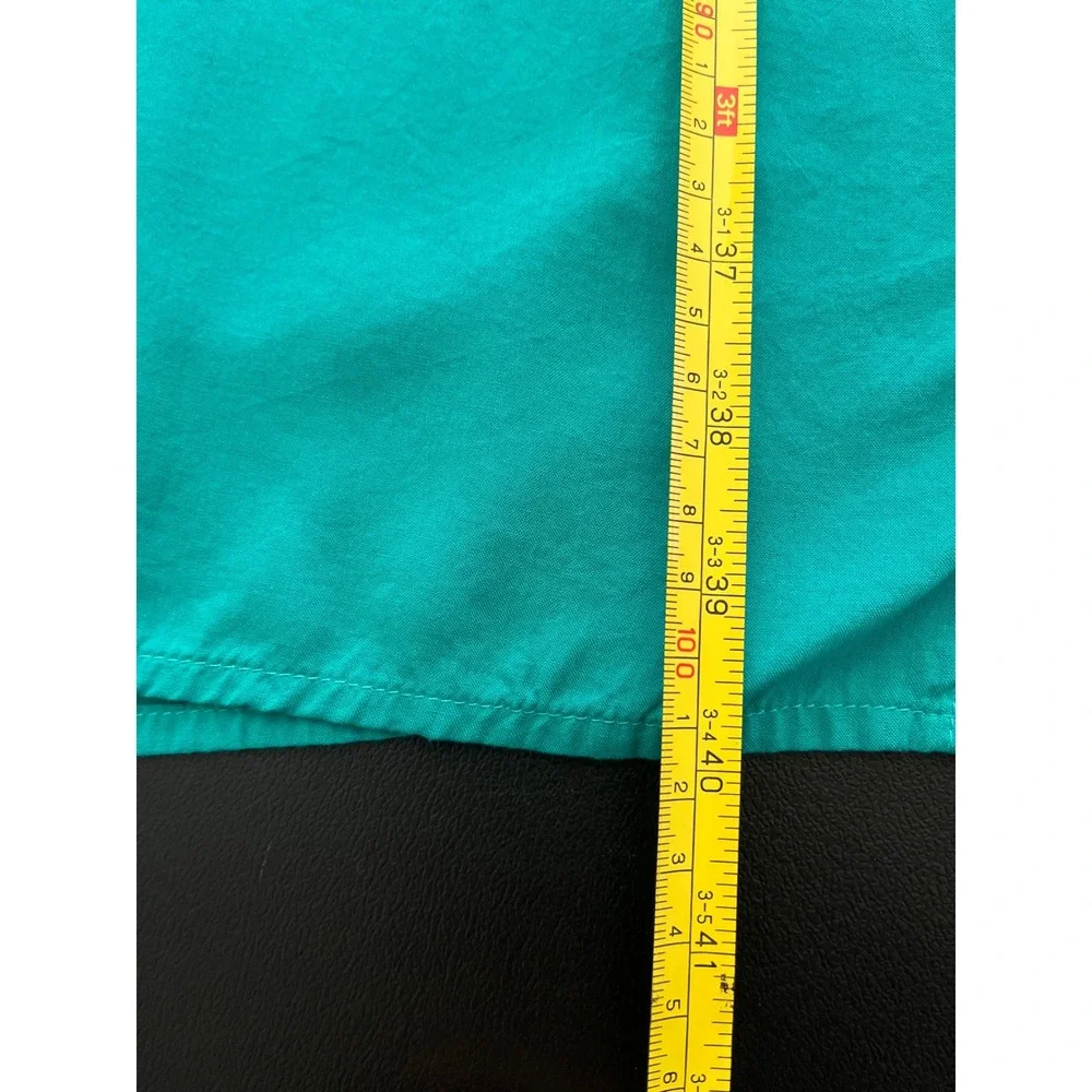 LOFT Maxi Skirt Womens Medium Green Pull On Side Slits Half Lined Resort Boho